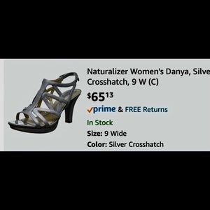 Naturalized women’s dress shoe. Never worn outside my house.